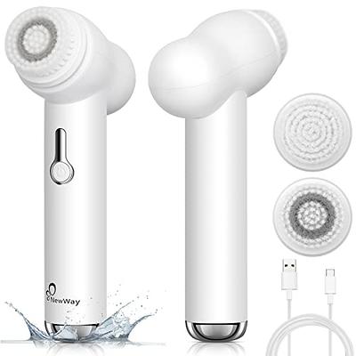 Vigor Electric Rechargeable Sonic Scrubber Silicone Facial Cleansing Brush