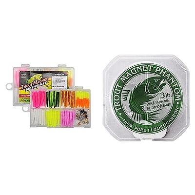 Trout Magnet 82 Piece Neon Fishing Kit, Catches All Types of Fish, Includes  70 Grub Bodies and 12 Size 8 Hooks, Hooks -  Canada