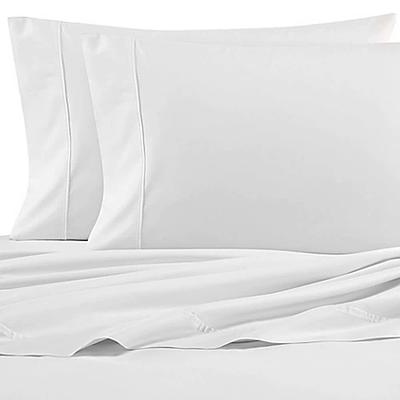 Nautica Cotton Blend Solid Fitted Sheet - On Sale - Bed Bath