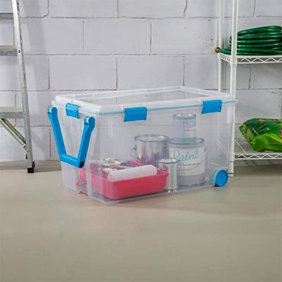 Sterilite Clear Plastic Stackable Storage Container Bin Box Tote with Clear  Latching Lid Organizing Solution for Home & Classroom, 12 Pack