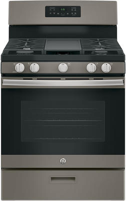 GE 30 in. 5.0 cu. ft. Oven Freestanding Electric Range with 4 Coil Burners  - Stainless Steel