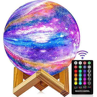 DTOETKD Moon Lamp, Kids Night Light, 16 Colors Galaxy Lamp, 5.91 inch 3D  Printing LED Moon Light with Stand, Remote&Touch Control, USB Rechargeable  Birthday Christmas Gift for Girls Lover, Home Decor - Yahoo Shopping