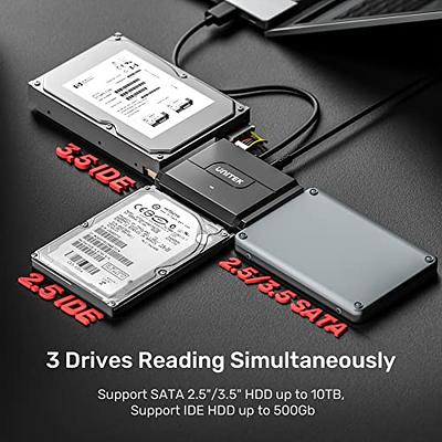 Unitek SATA/IDE to USB 3.0 Adapter, IDE Hard Drive Adapter Kit Recovery  Converter for Universal 2.5/3.5 Inch IDE and SATA External HDD/SSD,  Support 10TB - Yahoo Shopping