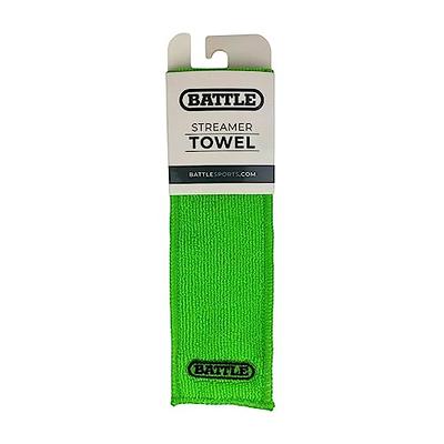 Battle Football Streamer Towel, Thin Sports Towel, Dries Hands & Football  Accessories (Neon Green)