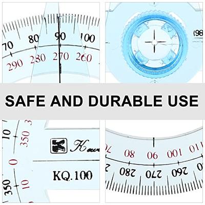 iplusmile Circle Drawing Tool Protractor 360 Degree, Circle Protractor  Ruler Plastic Swing Arm Protractor 360 Degree Ruler Protractors Classroom  Set for Students Classroom - Yahoo Shopping