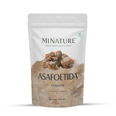 Amazon.com : Asafoetida Powder (Hing)(Asafetida) by mi nature| 100% Pure  and Natural | 100g(03oz) | Indian spice for cooking| From India : Grocery &  Gourmet Food