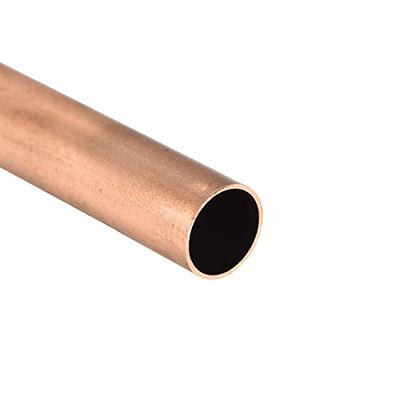 Copper Round Tube 12mm OD 1mm Wall Thickness 100mm Length Pipe