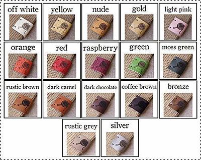 Leather Labels for Crochet, Labels for Knitting, Custom Leather