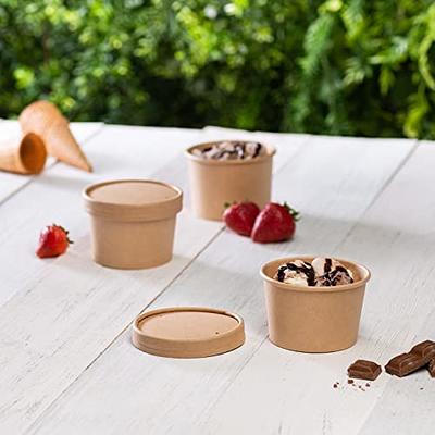 Disposable Soup Bowl Cup Containers with Lids Paper Soup Cups