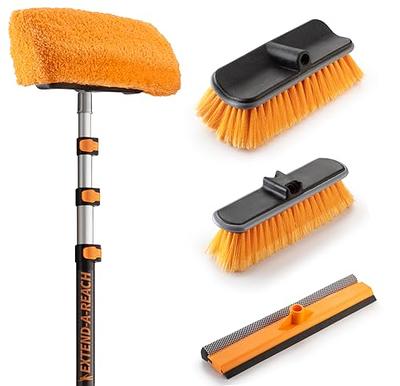 36 Foot Exterior House Cleaning Brush Set with 7-30 ft Extension Pole //  Vinyl Siding Brushes with Telescopic Extendable Pole & Window Cleaning  Squeegee Tool // The Ultimate Extension Scrub Brush Set - Yahoo Shopping