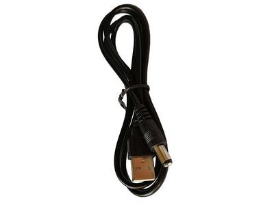 HQRP USB Compatible with DC 12V 2A Barrel Plug Connector -C+ Step-Up Cable  Cord Lead Wire