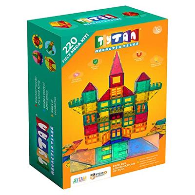 Stem Master Building Toys for Kids Ages 4-8 - Stem Toys Kit w/ 176 Durable Pieces