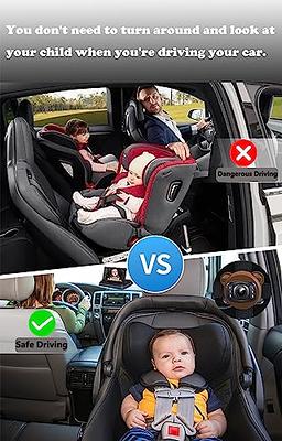 Baby Car Camera,HD Screen Baby car Mirror,Baby Camera Monitor with
