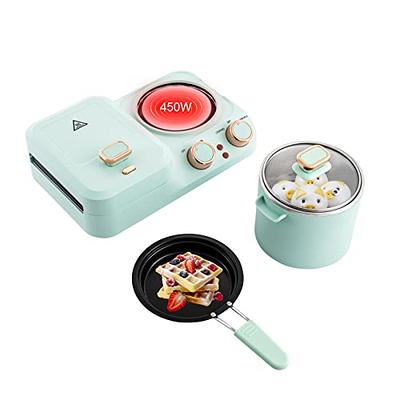 3 in 1 Breakfast Station Retro Toaster Machine Sandwich Maker with