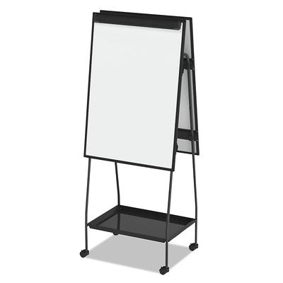 MasterVision Magnetic Gold Ultra Footbar Folds To A Table Easel Steel Black  - Office Depot