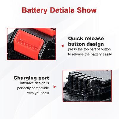 2PACK 3.0Ah PCC680L 20V Battery + PCC692L Charger Replacement for