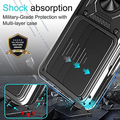 Galaxy Z Fold 4 Case, Premium PC Case for Samsung Z Fold 4, [Hinge  Protection Technology] Rugged Shockproof Military Anti-Fall Anti-Scratch  Shock-Absorption Folding Protection Phone Cover, Purple 