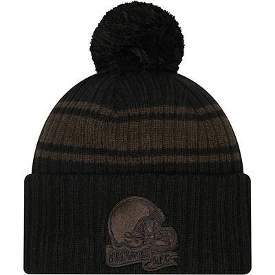 Youth Cincinnati Bengals New Era Black Marl Cuffed Knit Hat with Pom