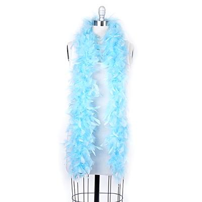 ZUCKER Turkey Feather Chandelle Boa - (72 Inch) Medium Weight