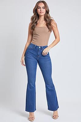 YMI Jeans Women's Plus Size Hyper Denim Super Stretchy Flare Jean 