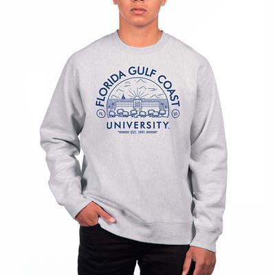 Men's Uscape Apparel Heather Gray Navy Midshipmen Premium Heavyweight  Crewneck Sweatshirt - Yahoo Shopping