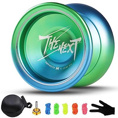 YOYOSTUDIO Yoyo Professional Unresponsive Yo Yo for Kids 8-12, Fingerspin  Yoyo for Adults Kids Beginners, Metal Trick Yoyo, Pro Yo-Yo with 10  Strings