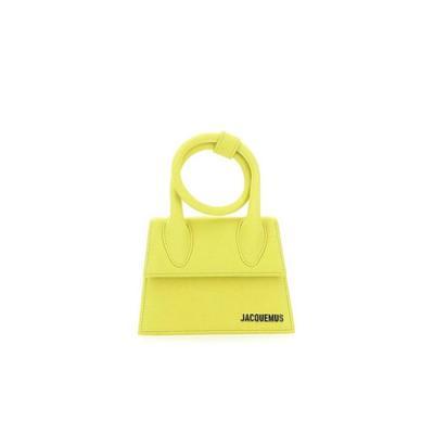 Shop Jacquemus Le Chiquito Noeud Coiled Top Handle Bag