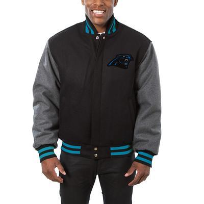 Men's JH Design Black/Gray Carolina Panthers Big & Tall Wool Full-Snap  Jacket - Yahoo Shopping