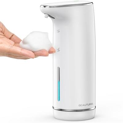 Automatic Soap Dispenser, PZOTRUF Touchless Dish Soap Dispenser 17oz/500ml  with Upgraded Infrared Sensor, 5 Adjustable Soap Dispensing Levels, Liquid