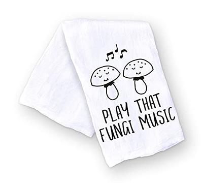 Handmade Funny Kitchen Towel - 100% Cotton Funny Hand Towel for Music  Lovers - 28x28 Inch Perfect for Chef Housewarming Christmas Mother's Day  Birthday Gift (Play That Fungi Music) - Yahoo Shopping