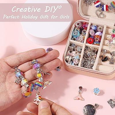 UFU Charm Bracelet Making Kit - Girls DIY Beaded Jewelry Making