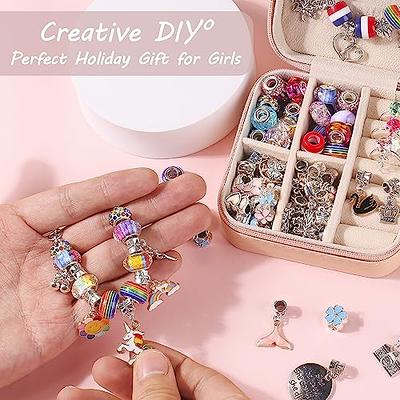 Girls Charm Bracelet Making Kit Craft Sets For Girls Ages 8-12 Gifts