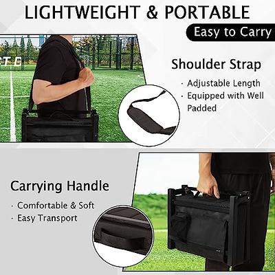 Stadium Seat For Bleachers With Back Support And Wide Padded Cushion,  Portable Bleacher Seat With Shoulder Strap, Carrying Handle & Cup Holder