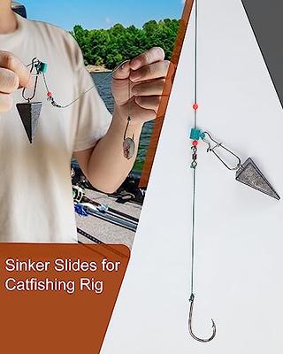 Wxvhji Sinker Slide Sinker Slides for Catfishing Fishing Weight