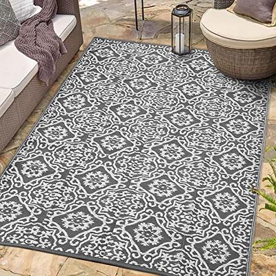 Outsunny RV Mat, Outdoor Patio Rug / Large Camping Carpet with