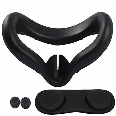  VR Protector Cover Set for PlayStation VR2, Silicone PSVR2  Headset Cover & Face Cushion Cover Pad & Lens Dust Cover & 2 Pack  Controller Thumb Grips for PS5 VR Accessories, Sweatproof