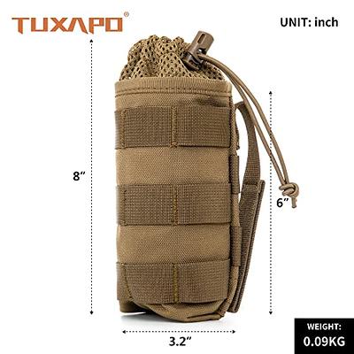 ZXXSFM Molle Water Bottle Holder for Backpack,Molle Pouch,Water Bottle  Carrier,Tactical Water Bottle Pouch,Tactical Molle Water Bottle Pouch  Attaches