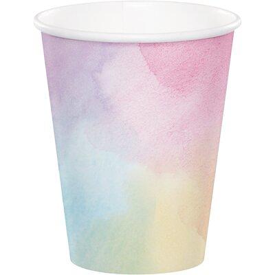 Zopeal 80 Sets 12 oz Paper Valentine's Day Paper Cup, Disposable Coffee Cups  with Lids Bulk