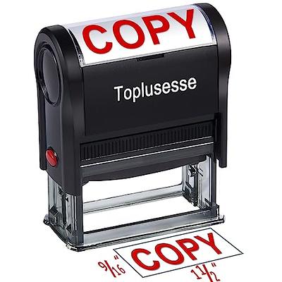 TOP Secret Self Inking Rubber Stamp - Red Ink (ExcelMark A1539) (Stamp Only)