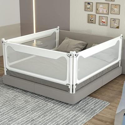 melafa365 Bed Rails for Toddlers, Upgrade Height Adjustable Baby