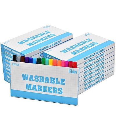 Rarlan Washable Markers Bulk, Markers for Kids, Classpack, 8 Colors, 160 Count