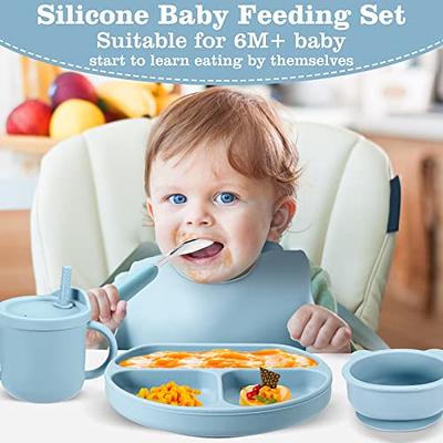 14 Pack Baby Feeding Set, Silicone Baby Led Weaning Feeding