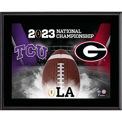 2023 College National Championship Game Jersey Patch Georgia State TCU