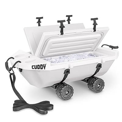 CUDDY Crawler Cooler with Wheels – 40 QT Amphibious Floating