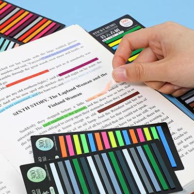 2 Books Fluorescent Color Sticky Notes Highlighters Pens The Pet