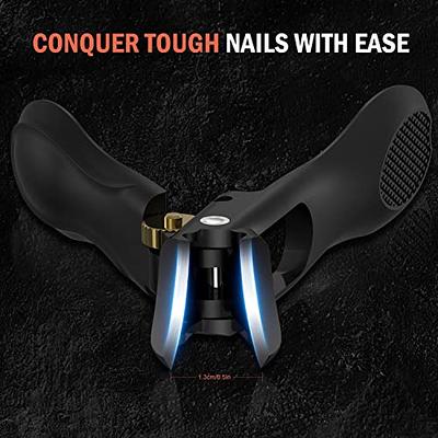 Wide Open Toenail Clippers for Seniors Thick Nails-No Splash Nail