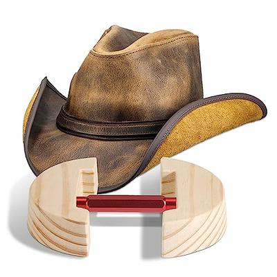 Frijpack Cowboy Hat Stretcher for Fitted Hat Wooden Hat Extender Adjustable  Turn Bucket Heavy Duty Hats Shaper Baseball Cap - Yahoo Shopping