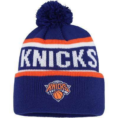 New Era Youth Boys White New York Giants Retro Cuffed Knit Hat With Pom