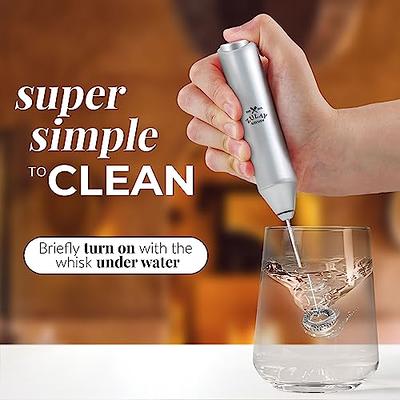 Knox Gear Handheld Milk Frother - Silver