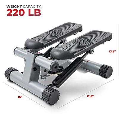  Tohoyard Steppers for Exercise, Mini Stepper with LCD Monitor,  Quiet Fitness Stepper with Resistance Bands, Gym Stair Stepper for Home  Workout, Legs Arm Full Body Training, Black#2148 : Sports 